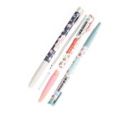 China office & Cute Retractable School Pen Best Selling 0.5mm Tip Ball Pen Blue Ink For School Stationery for sale