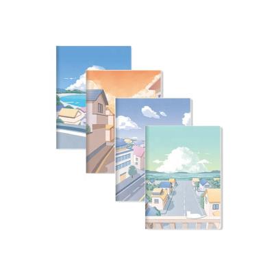 China Waterproof Notebook Andstal 80Sheets A5 Notebook Anime Pattern Hardcover Notebook School Students Notebook for sale