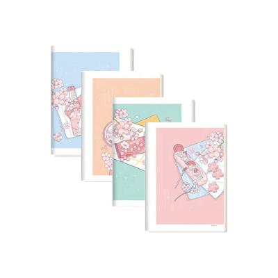 China Andstal Children Notebook Cherry Blossom Theme Pink Notebook B5 96sheets hardcover book for school supplies for sale