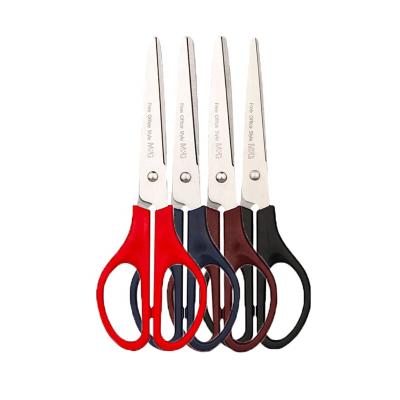 China For Cutting Filament Andstal 170mm Office Kitchen Scissors 12pcs/box Black Body ABS Scissors For Office Supplies for sale