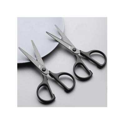 China Andstal 150mm Special Material Anti-sticking Anti-stick Kitchen Shears Black Shears For Office Supplies for sale