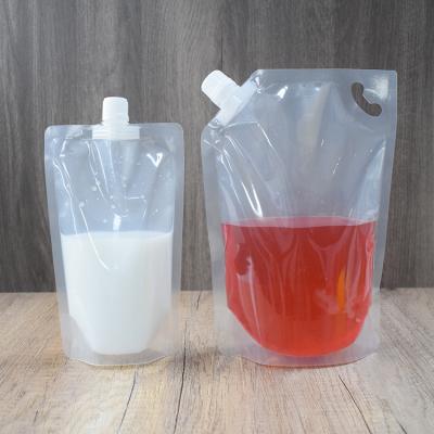 China Custom Outdoor Portable Safety 1l 3l Drinking Water Bag Stand Up Pouch With Spout for sale