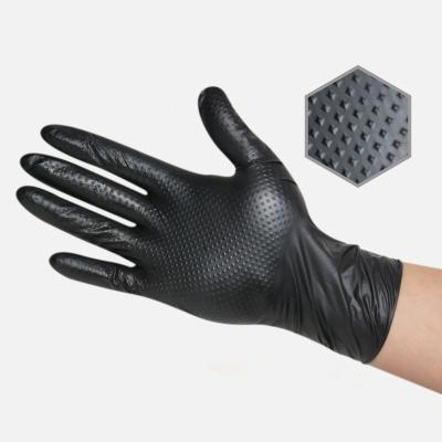 China Industrial Black Heavy Duty Mechanic Working Automobile Duty Mechanic Mechanic Automobile Nitrile Paint Automobile Garden Duty Car Repair Working Gloves Industrial Working Gloves for sale