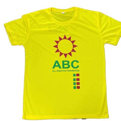 China Anti-Wrinkle Anti-Wrinkle Factory OEM Logo Election T-shirt Campaign Election Items Promotional T-shirt for sale