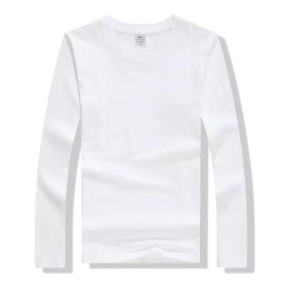 China High Quality Cotton CVC Long Sleeve Plain Anti-Pilling Anti-pilling Men's T-Shirt for sale