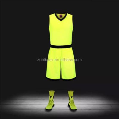 China Wholesale Men's Breathable Breathable Basketball Suit Custom Basketball Uniform for sale