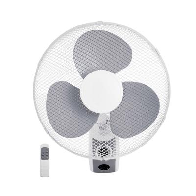 China Hotel Hot Selling Cool 16 Inch 3 Speed ​​Oscillating Setting With Smart Remote Control And Timer Wall Mounted Fan for sale