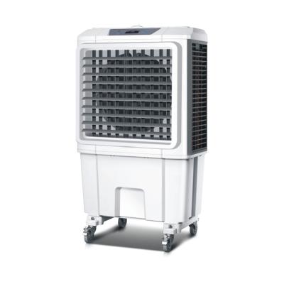 China 55L Hotel Water Tank With Remote Control Air Fan Cooler Industrial Industrial Evaporative Air Cooler for sale