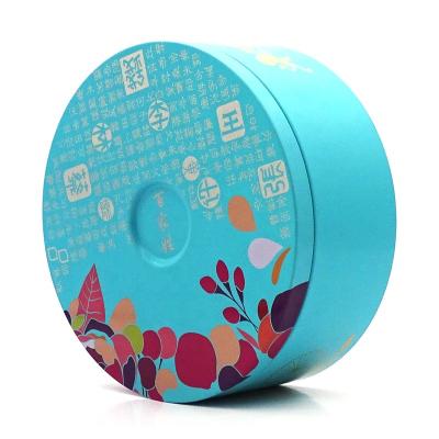 China High Quality Food Packaging Tin Box For Cookie Tin Box Embossing Tinplate Box Wholesale Recyclable Blue Cookie Box for sale