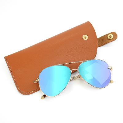 China Colorful Soft PU Phone Case Optical Eyeglass Case And Box Custom Logo Neoprene Glass Pouch Sun Glass Leather Pouch for sale