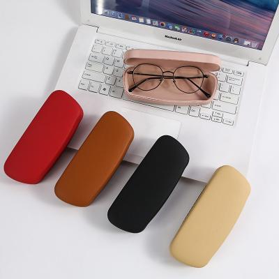 China Factory Wholesale High Quality PU Glass Hard Shell Case Reading Case Optical Hard Metal Eye Sunglasses Fancy Reading Case for sale