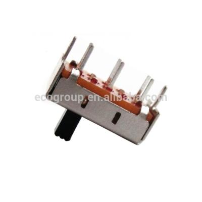 China 2p4t 6 lay 2 position dip smd miniature slide 12v switch SS-1 for sale