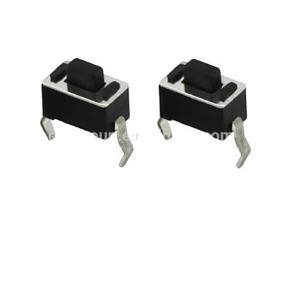 China Push On/Off DIP Tactile Push Button Switch With 2 Pin Through Hole PTS-146-5 for sale