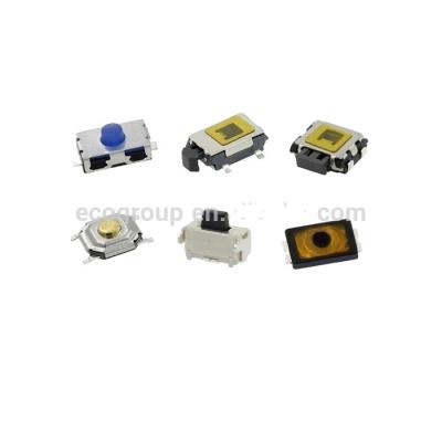 China Mini side long life smd household equipment push button switch 2*4mm single tact smt switch PTS-150 for sale