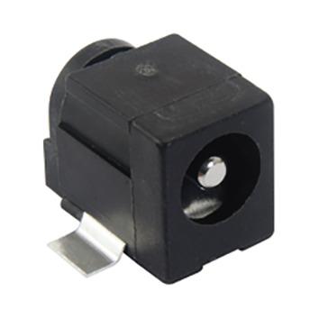 China Custom Dongguan Foxeco DC Power Jack Factory 5PIN Black Female DC Jack Socket Connector 2DC-0415 2DC1552 for sale