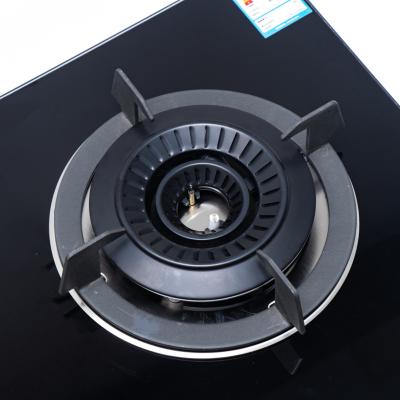 China Hotel Tempered Glass Gas Cooker 2 Burner Gas and Electric Induction Kitchen Cooking Gas Cooktop Stove for sale