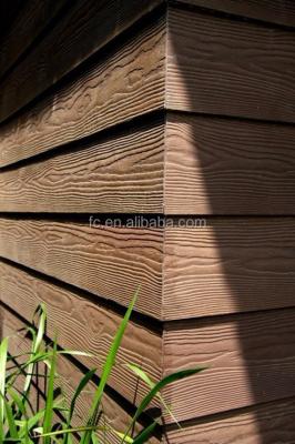 China Cement Lap Siding, Exterior Siding, Variety Color FC Grain Fiber Cement Weather Resistance Fiber Wood Siding for sale