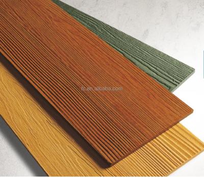 China CE Mark, Australian Standard Fiber Cement Colors Grain Fiber Cement Siding Wood Siding Standard, Primed and Prefinished FC for sale