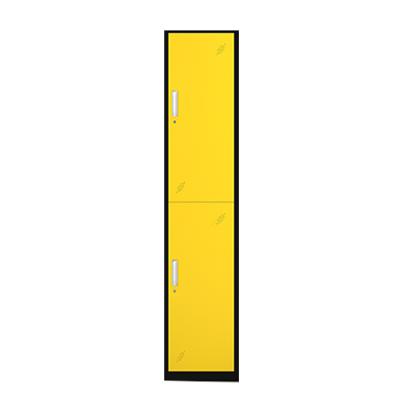 China (Other) Wholesale Adjustable Gym School Home Use Steel Metal Wardrobe 2 Door Locker for sale