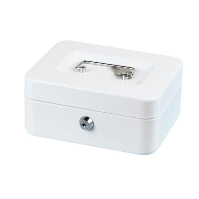 China Eco - Friendly Multi Color Metal Wholesale Price Steel Portable Storage Cash Box for sale