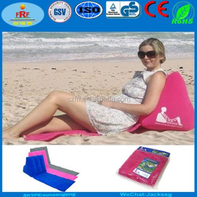 China Wicked Moon Chair Wedge Inflatable Beach Lounger for sale