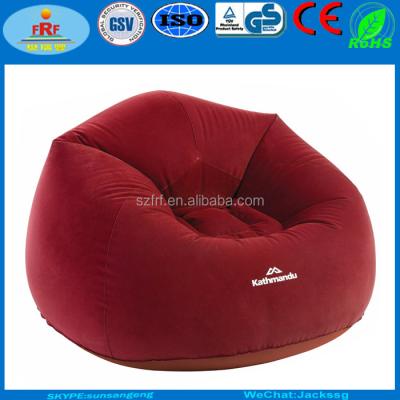 China Inflatable Flocking Bean Bag Sofa Corner Sofa, Moon Inflatable Flocking Chair, Air Inflatable Lazy Sofa for sale