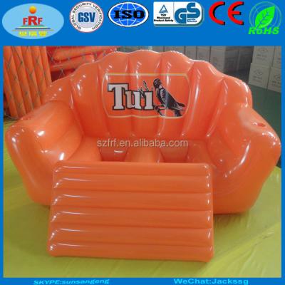 China Sustainable 2 Person Inflatable Cooler Sofa , Inflatable Cooler Couch for sale