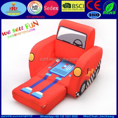 China New Fun Kids Sofa Bed Inflatable Car Bed Sofa, Inflatable Car Chair For Kids for sale