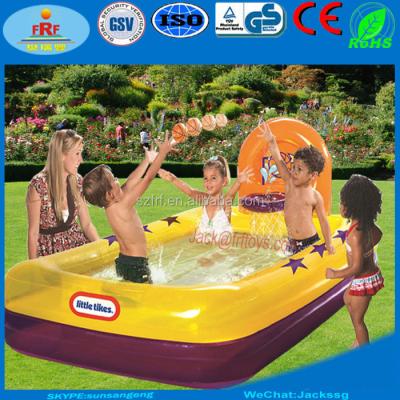 China Splash Dunk Pool , Inflatable Basketball Game Pool Splash Dunk Pool for sale