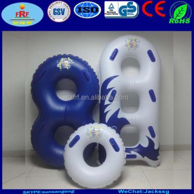 China Single, double and triple inflatable water park tube, single waterpark inflatable slide tube for sale