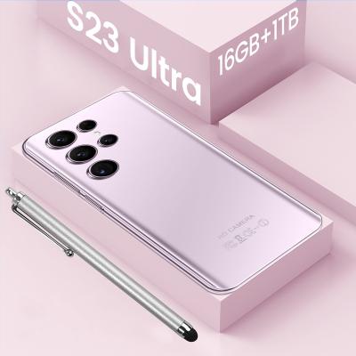 China Dual SIM Card Original Mobile Phone S23 Ultra 7.3 Inch 16GB+1TB Face ID Unlocked Cellphones Mobile Phone Smartphones for sale