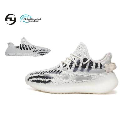 China Yeezy Breathable Shoe Upper High Elastic Polyester Yarn And High Quality Knitted Fabric Overstretch For Running Shoes Man for sale