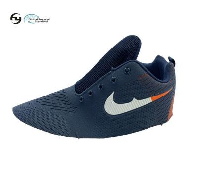 China DTY China running shoe polyester dyed upper knitted material uppered half top factory price for sale