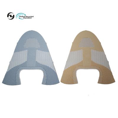 China High Elastic Polyester Yarn OEM Color GRS Certification For Upper Lightweight Breathable Knitted Upperted Fabric For Running Shoes for sale