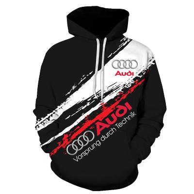 China RS657 Breathable European American Car Logo Fashion Men Hoodies Coat 3d Printed Sweatshirt Men for sale