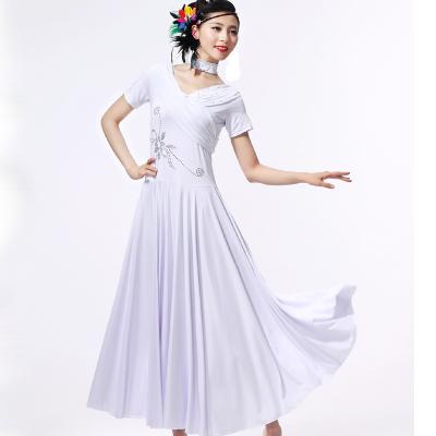 China china export rose dance wear waltz dance dresses for sale