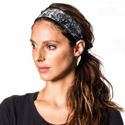 China New RS29 sports fitness knotted cotton printing headband sweat-absorbent elastic yoga sports headband for sale