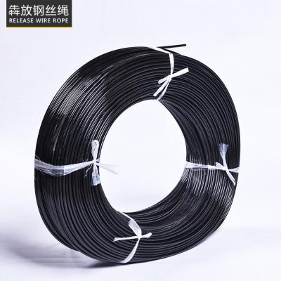 China Smooth Surface / Strong Load Bearing / Good Flexibility Plastic Coated Wire Rope PVC Plastic Coated Stainless Steel Wire Rope for sale