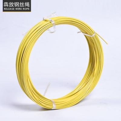 China Construction galvanized steel wire rope, high quality plastic color coated steel wire rope for sale