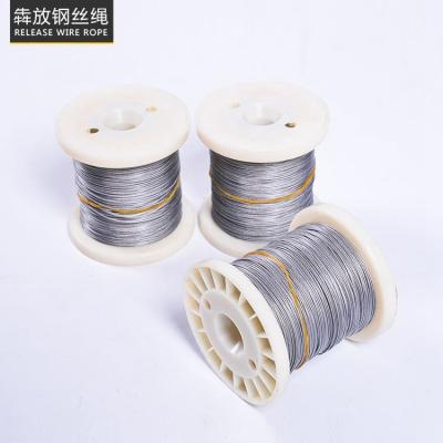 China Rope 304 Stainless Steel Wire Rope 0.5-0.8mm-7*19/7*7 for sale