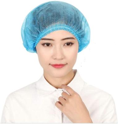 China Viable Wholesale Custom Bathing Reusable Nonwoven Waterproof Hair Cap Long Nonwoven Bath Hair Cap Nonwoven Shower Caps for sale