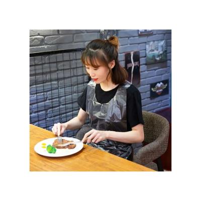 China Drink/Food Restaurant Apron Disposable Plastic PE Kitchen Plastic Apron for sale