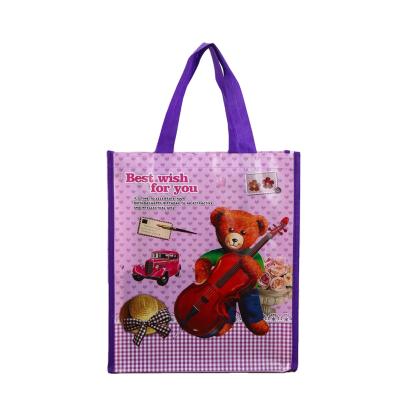 China Newest Design Convenient Custom Good Quality Reusable Foldable Storage Laminated Nonwoven Bag for sale