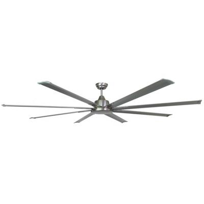 China Modern Customizable Voltage 6 Gear Chrome Bedroom Ceiling Fans With Lights For High Ceilings for sale