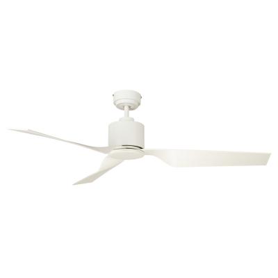 China Energy Saving 52 Inch Remote Silent BLDC Motor White Ceiling Fan With Remote Control for sale