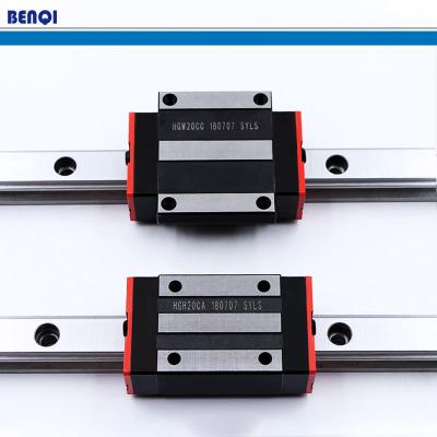 China Universal cnc machine linear guide rail TRH20B 350mm 1 pcs square block chinese domestic linear rail CHTR long life linear bearing for sale