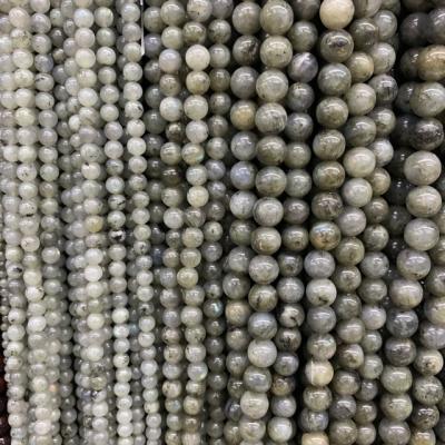 China None Natural Precious Gem 4 Mm Strands Semi Rhinestone Labradorite Gemstone Beads for sale