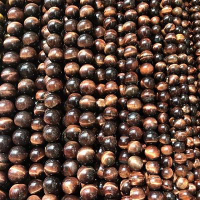 China Tiger Eye Red Tiger Eye Gemstone 6-12mm Strands for sale