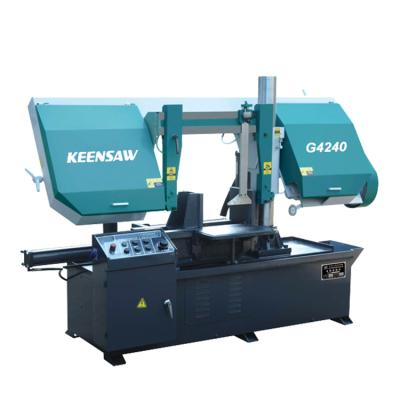 China Factory G4240 Semi Automatic Horizontal Metal Cutting Band Saw Machine for sale