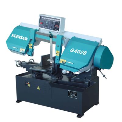 China Horizontal Type G4028 GB4028 Scissor Band Saw For Cutting 27x0.9x3505 mm (metal 1